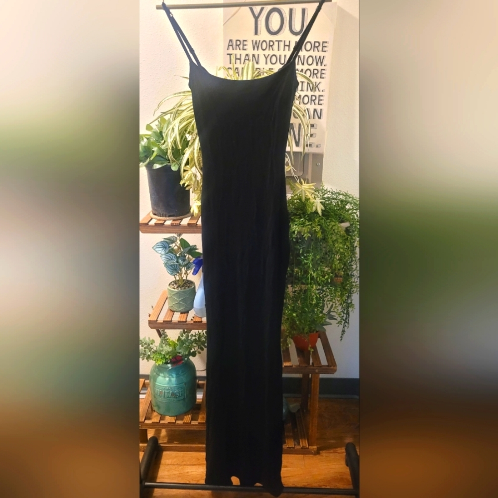 Skims Soft Lounge Long Slip Dress